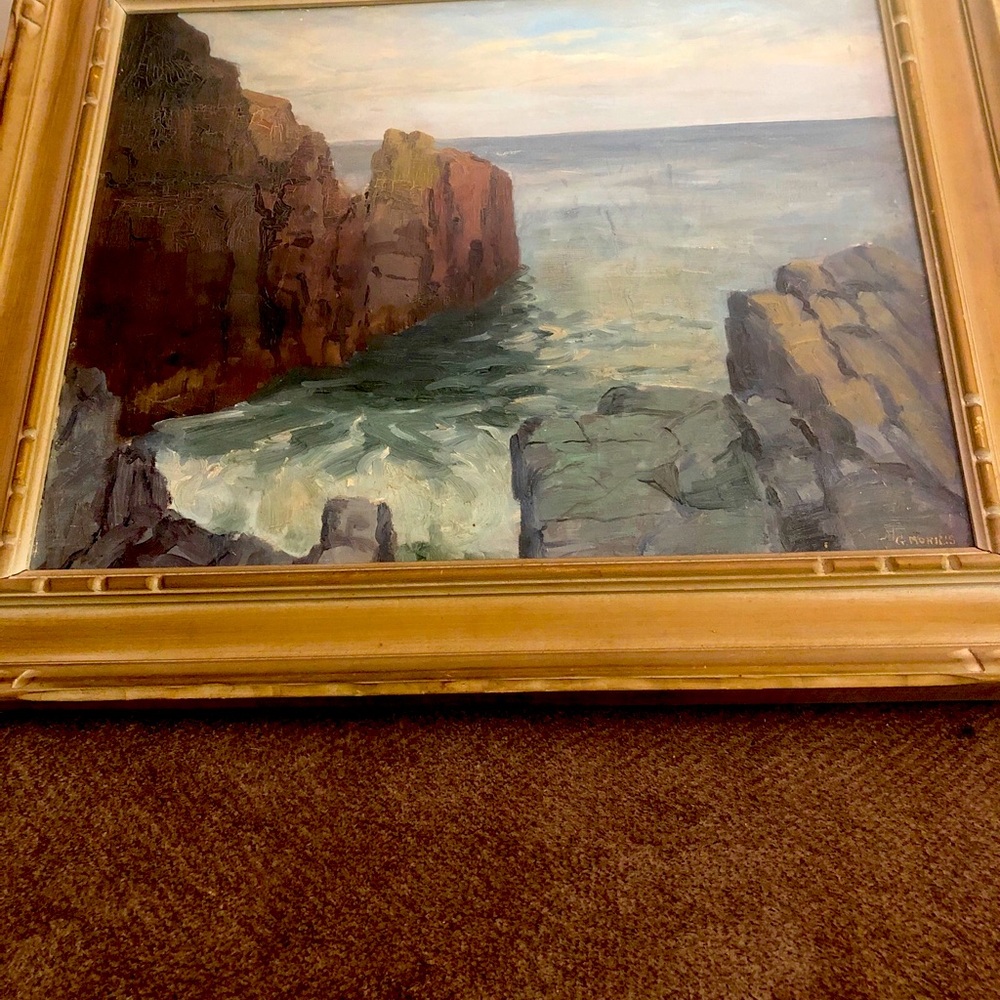 A painting by George morris.
